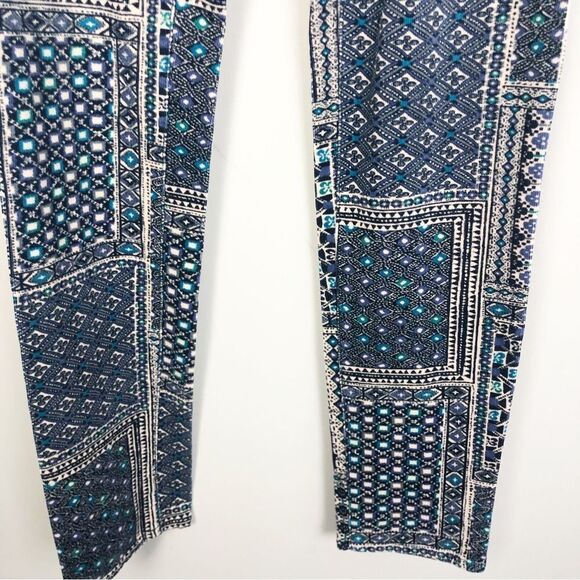 ANTHROPOLOGIE | PILCRO Patchwork Bandana Print Corduroy Pants Women’s Size 27 - Picture 6 of 13